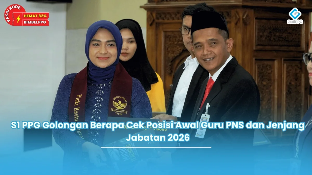 s1 ppg golongan berapa