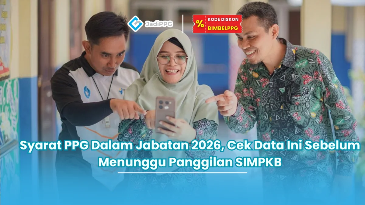 syarat ppg dalam jabatan