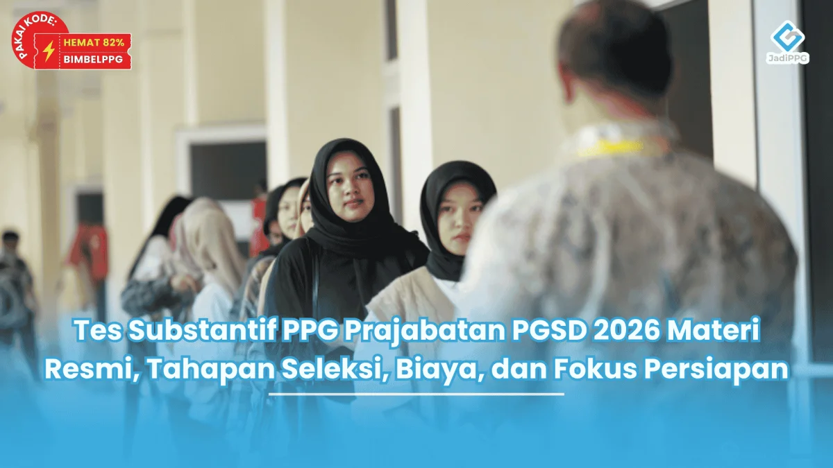 tes substantif ppg prajabatan pgsd