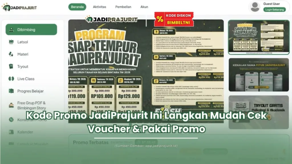 Kode Promo JadiPrajurit