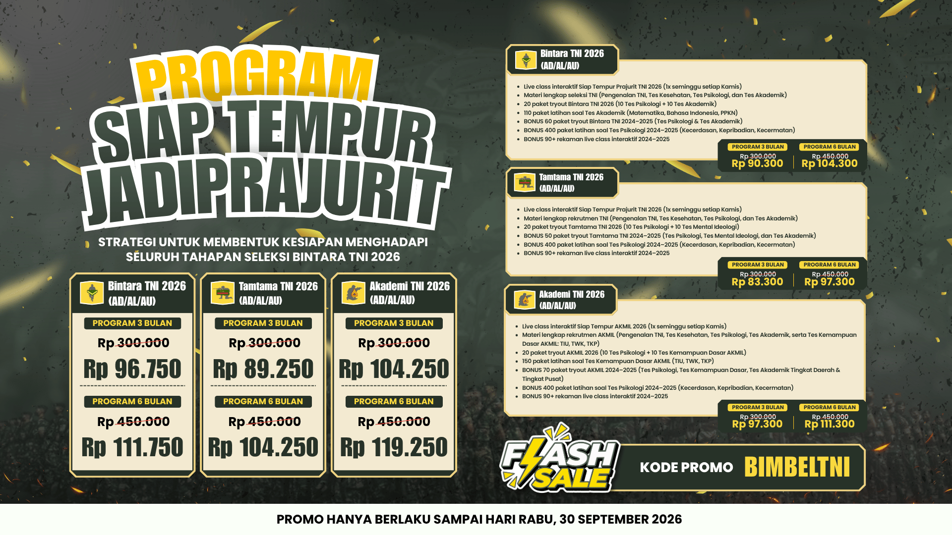 KODE PROMO JADIPRAJURIT 30 September