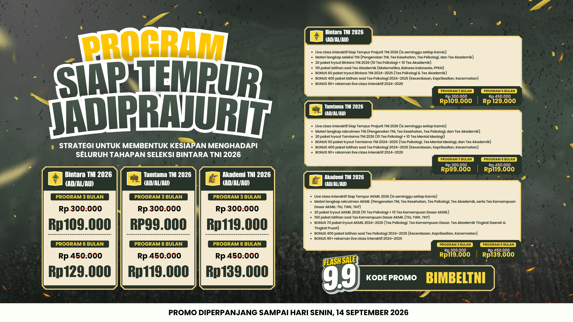 KODE PROMO JADIPRAJURIT 5-9 September 2026 (Artikel)
