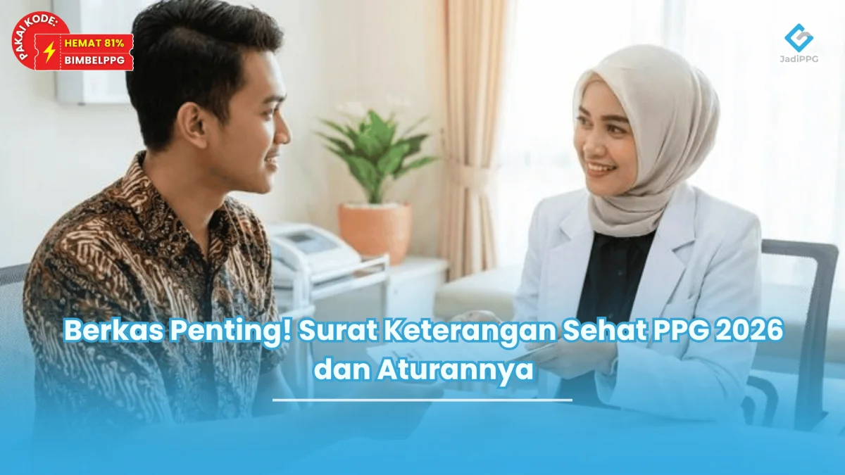 Berkas Penting! Surat Keterangan Sehat PPG 2026 dan Aturannya