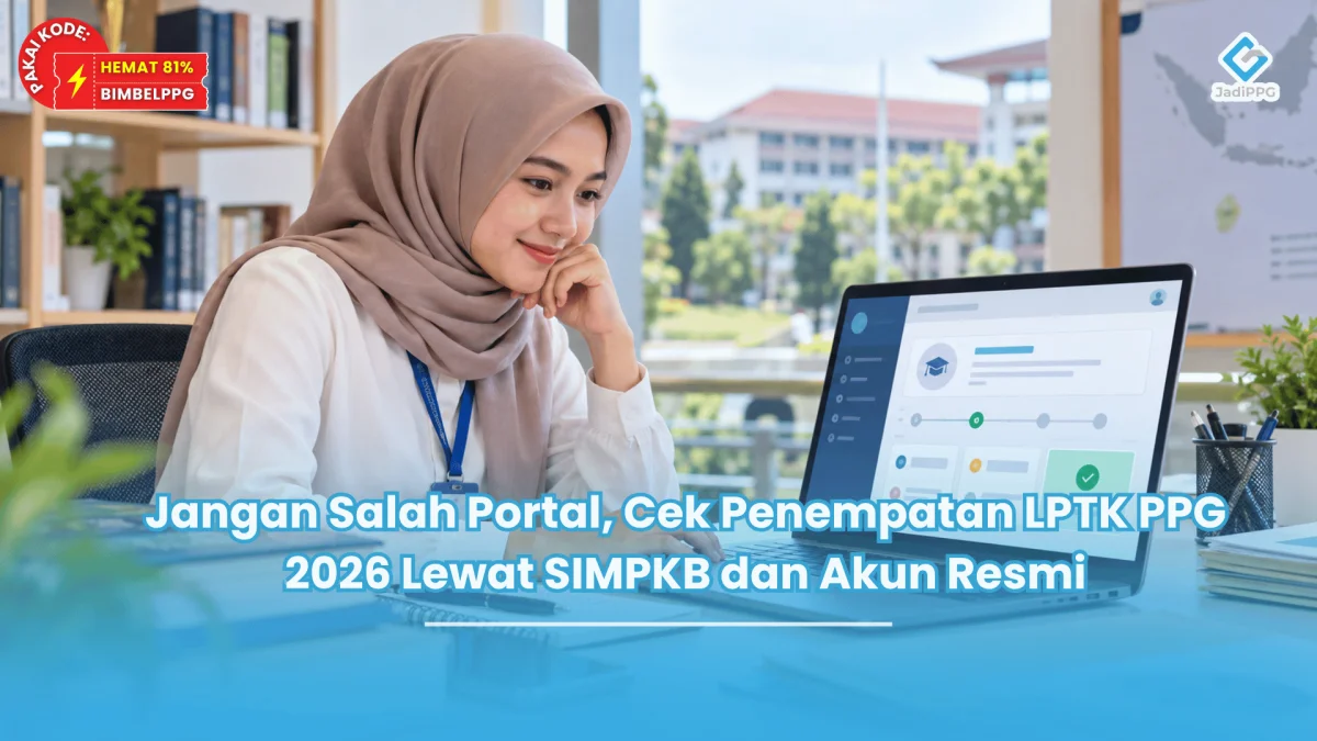 Jangan Salah Portal, Cek Penempatan LPTK PPG 2026 Lewat SIMPKB dan Akun Resmi