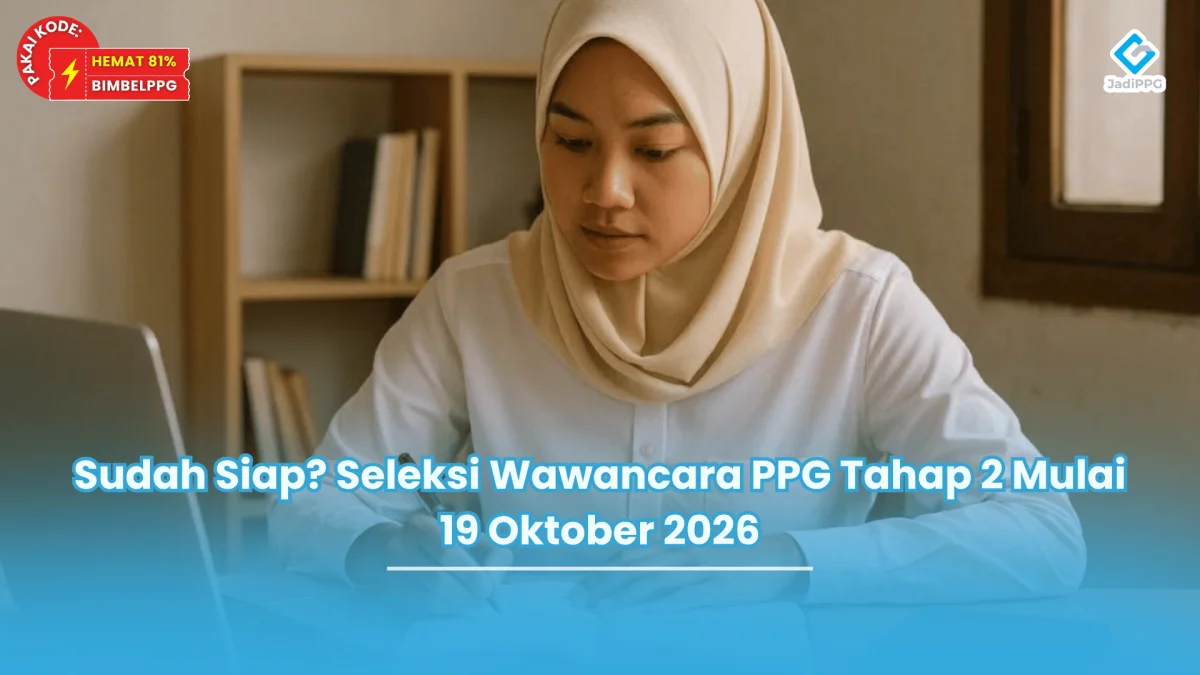 Sudah Siap Seleksi Wawancara PPG Tahap 2 Mulai 19 Oktober 2026