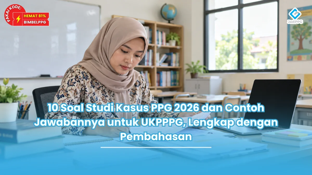 10 Soal Studi Kasus PPG 2026 dan Contoh Jawabannya untuk UKPPPG, Lengkap dengan Pembahasan