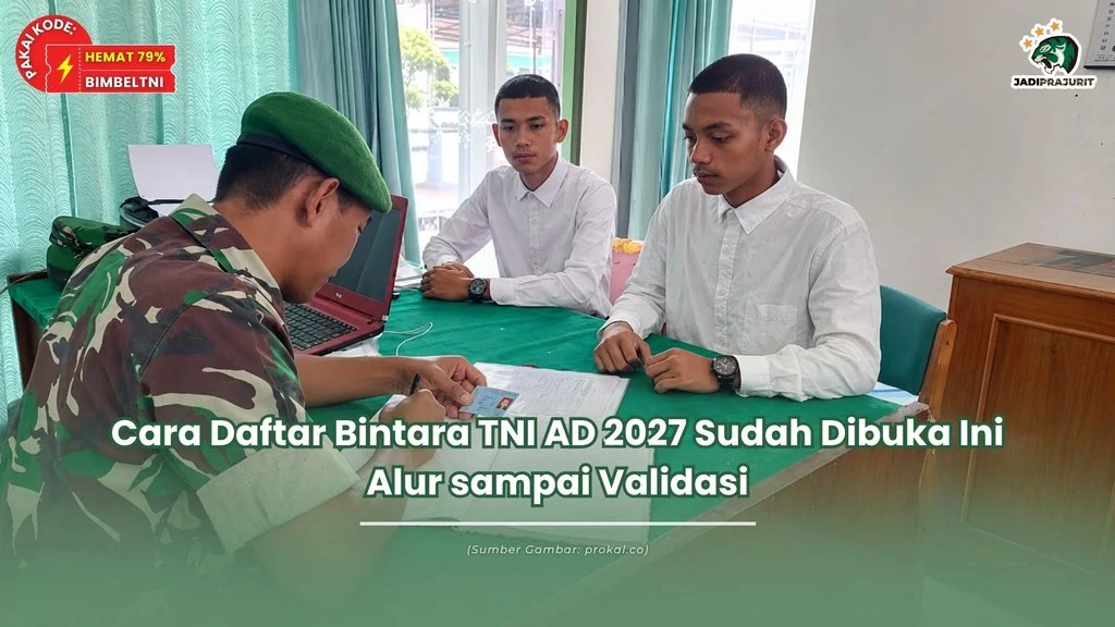 Cara Daftar Bintara TNI AD 2027
