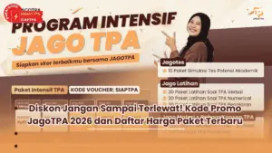 Diskon Jangan Sampai Terlewat! Kode Promo JagoTPA 2026 dan Daftar Harga Paket Terbaru