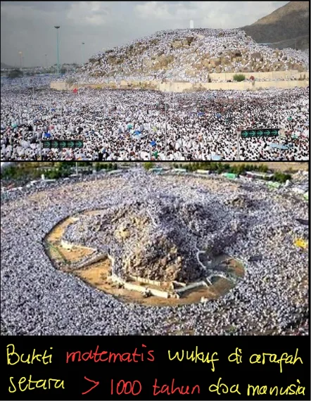 Wukuf di Arafah Satu Sore 540 Juta Doa, Setara 1.000 Tahun
