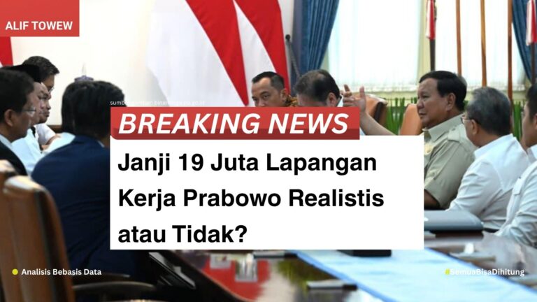 Janji 19 Juta Lapangan Kerja Prabowo Realistis atau Tidak?