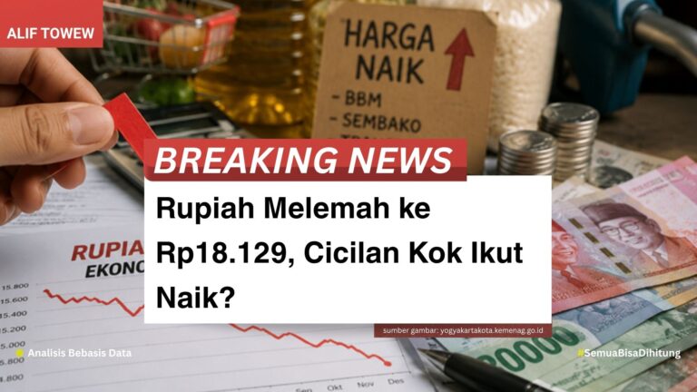 Rupiah Melemah ke Rp18.129, Cicilan Kok Ikut Naik?