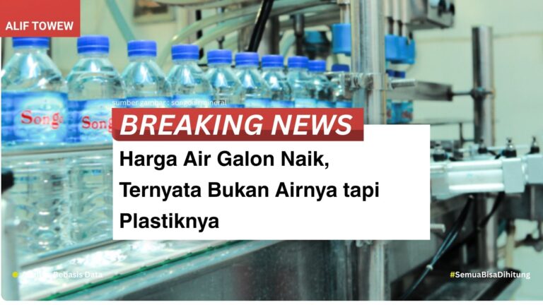 Harga Air Galon Naik, Ternyata Bukan Airnya tapi Plastiknya