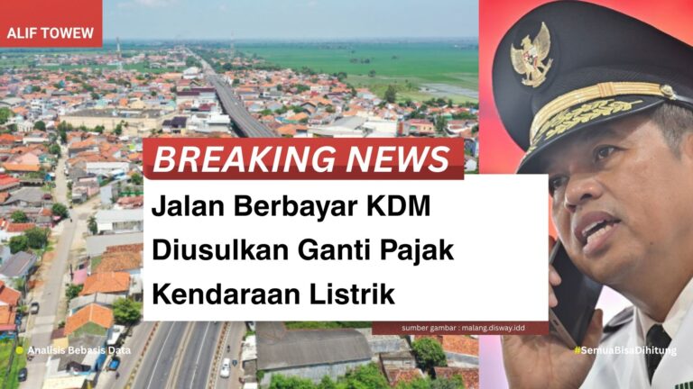 Jalan Berbayar KDM Jabar Diusulkan Ganti Pajak Kendaraan Listrik