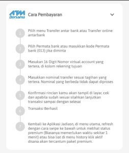 Tatacara pembayaran aplikasi cerebrum bimbel SNBT SNBP