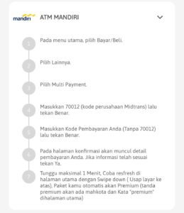 Tatacara pembayaran aplikasi cerebrum bimbel SNBT SNBP