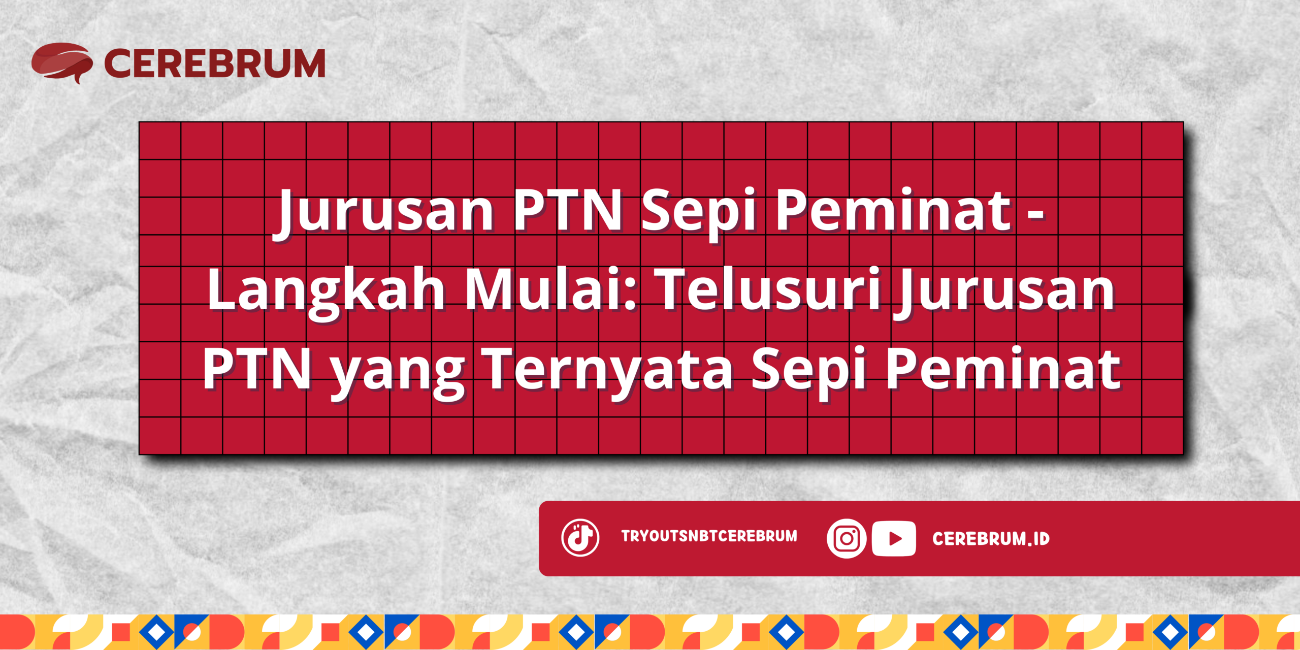 Jurusan PTN Sepi Peminat