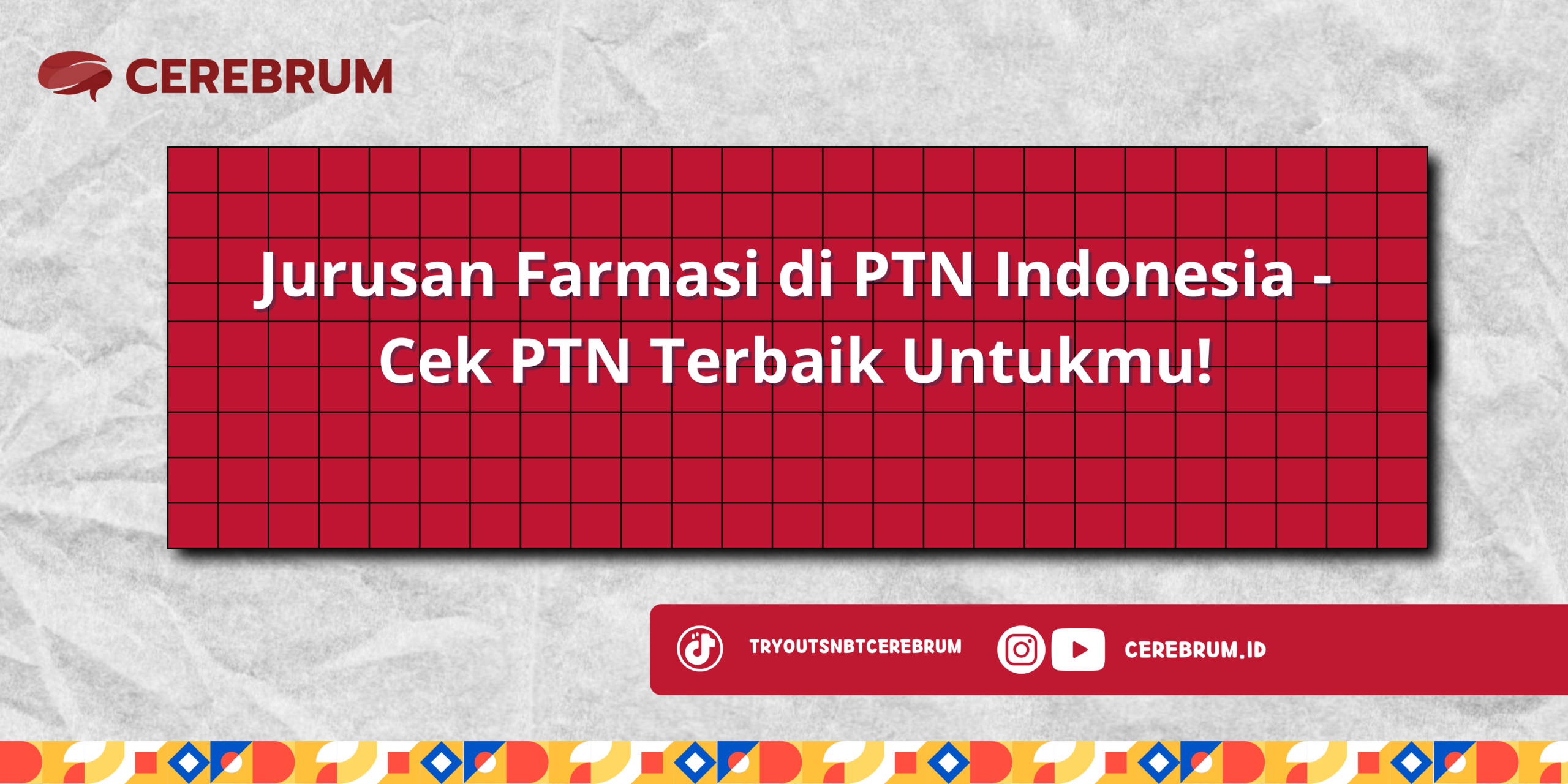 Jurusan Farmasi di PTN Indonesia