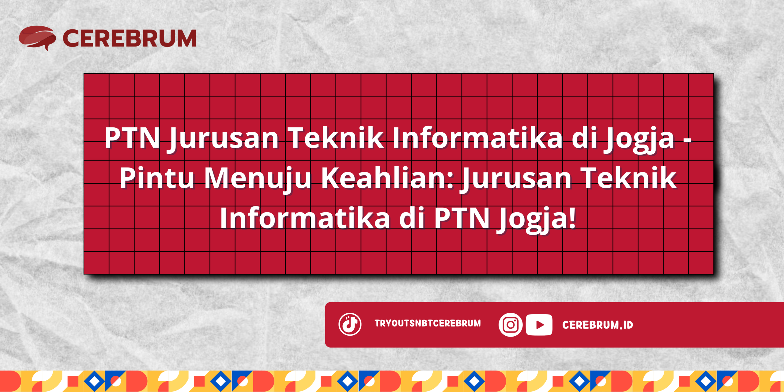 PTN Jurusan Teknik Informatika di Jogja