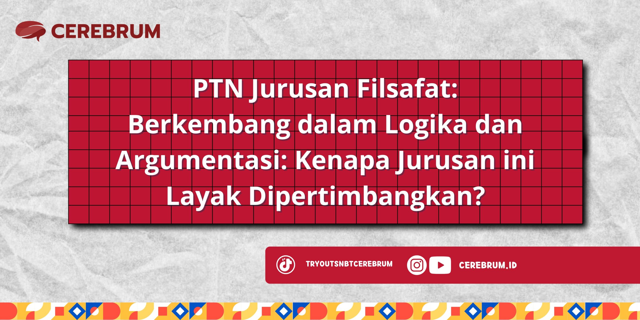 PTN Jurusan Filsafat