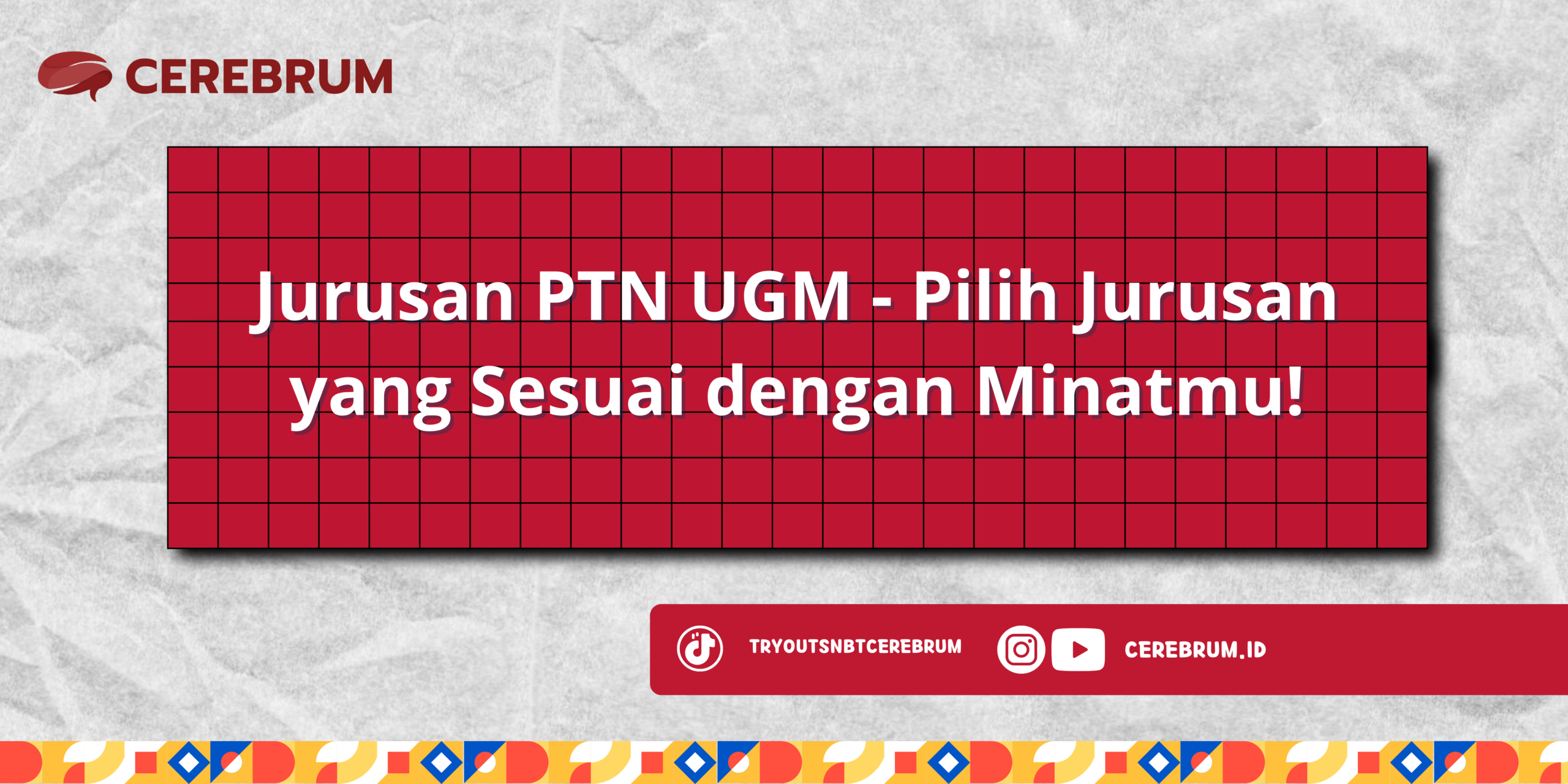 Jurusan PTN UGM