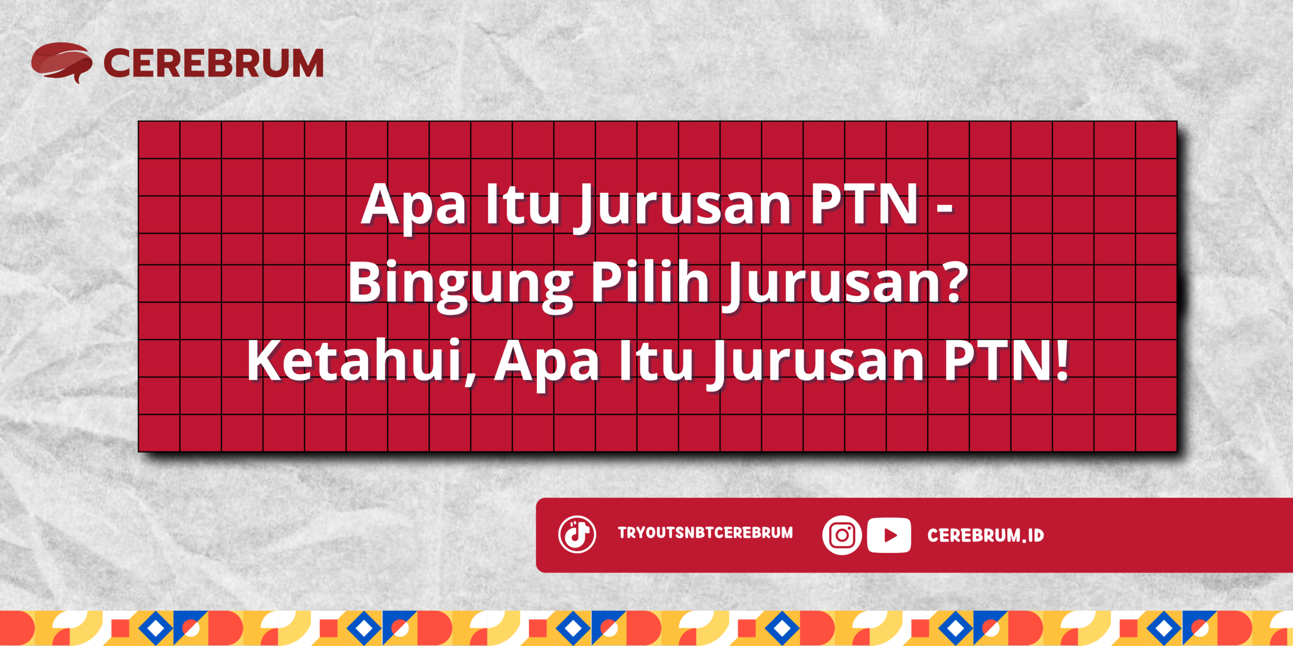 Apa Itu Jurusan PTN