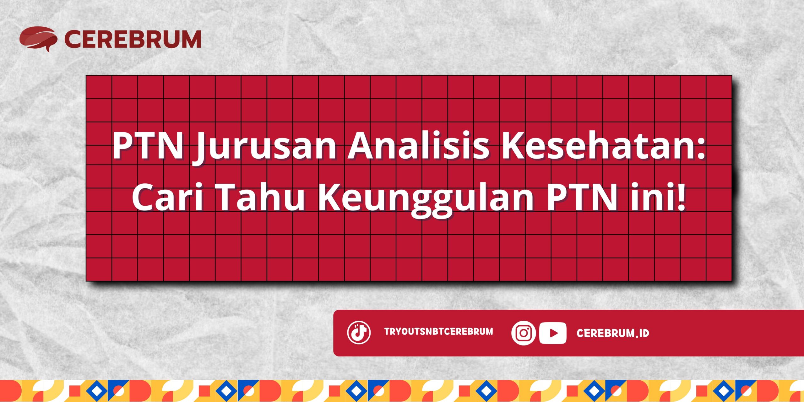 PTN Jurusan Analisis Kesehatan