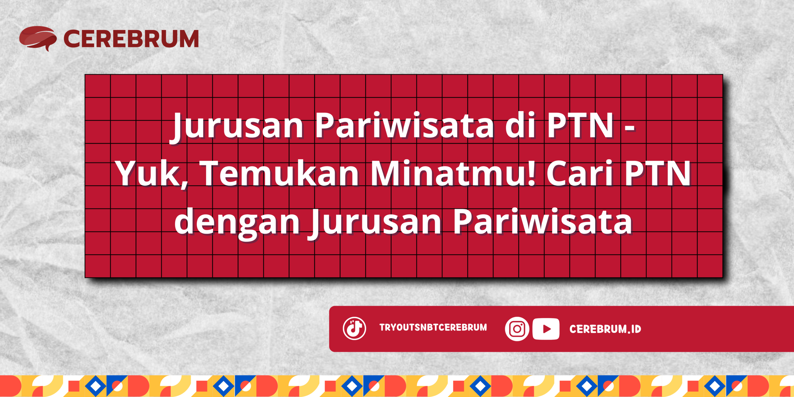 Jurusan Pariwisata di PTN