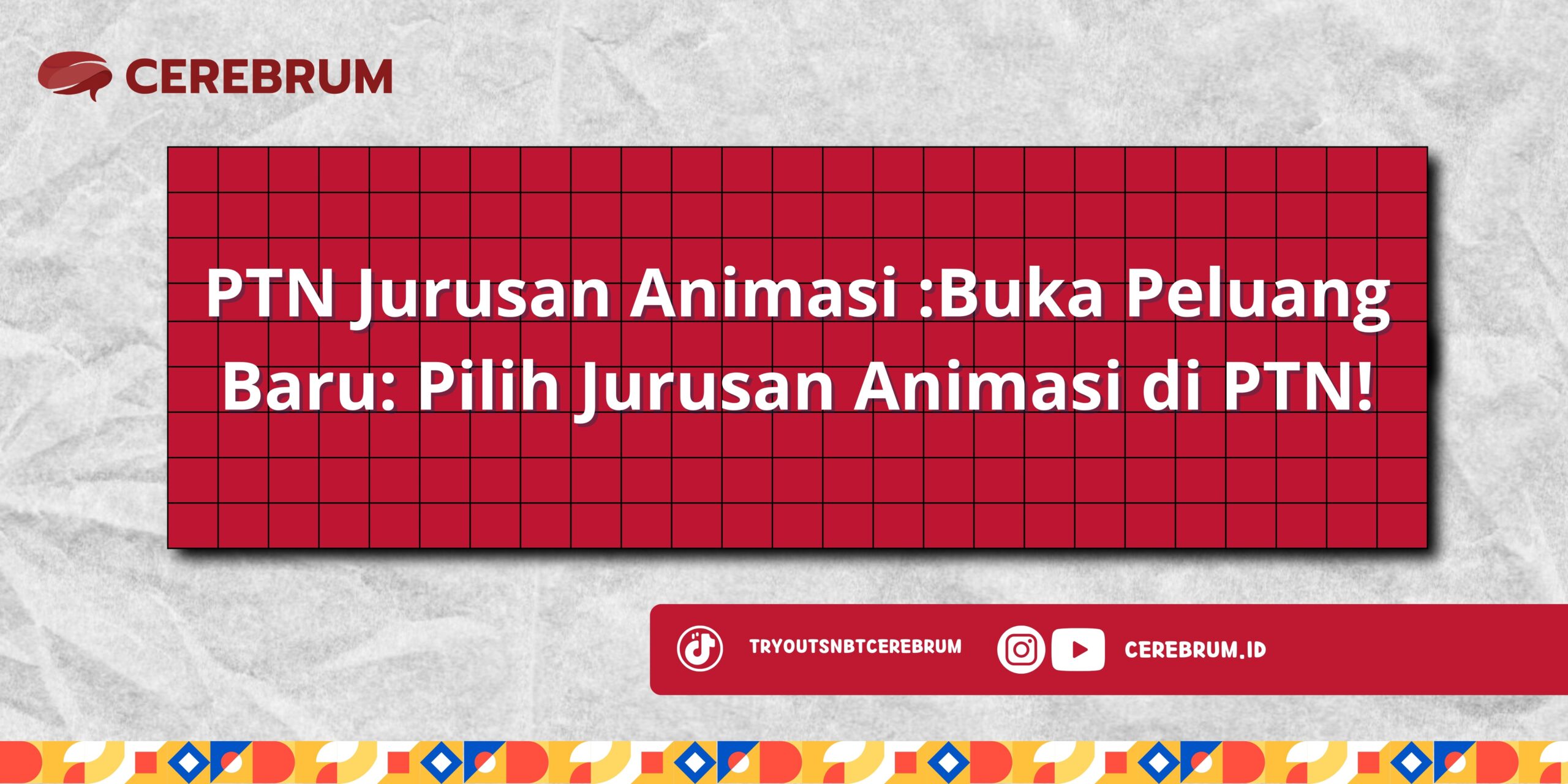 PTN Jurusan animasi