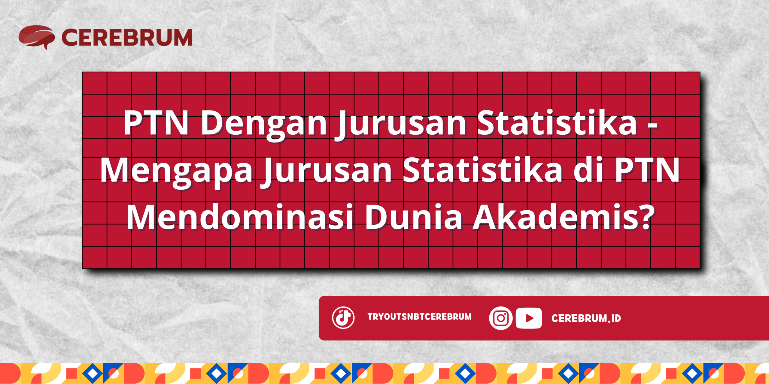 PTN Dengan Jurusan Statistika