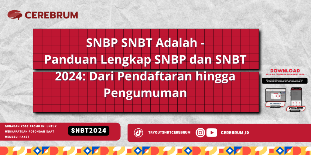 Snbp SNBP SNBT Adalah - Panduan Lengkap SNBP dan SNBT 2024: Dari Pendaftaran ...