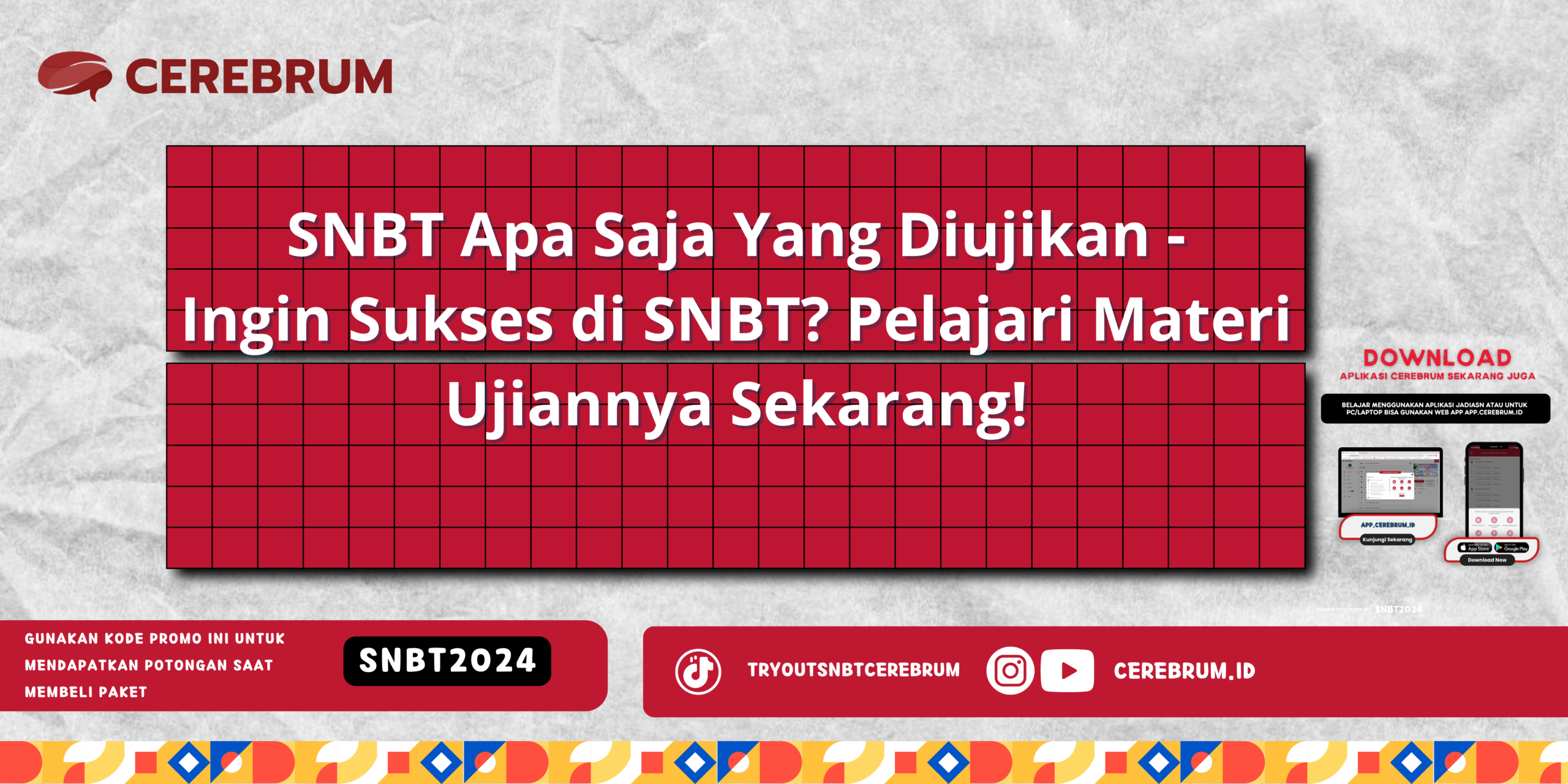 SNBT Apa Saja Yang Diujikan