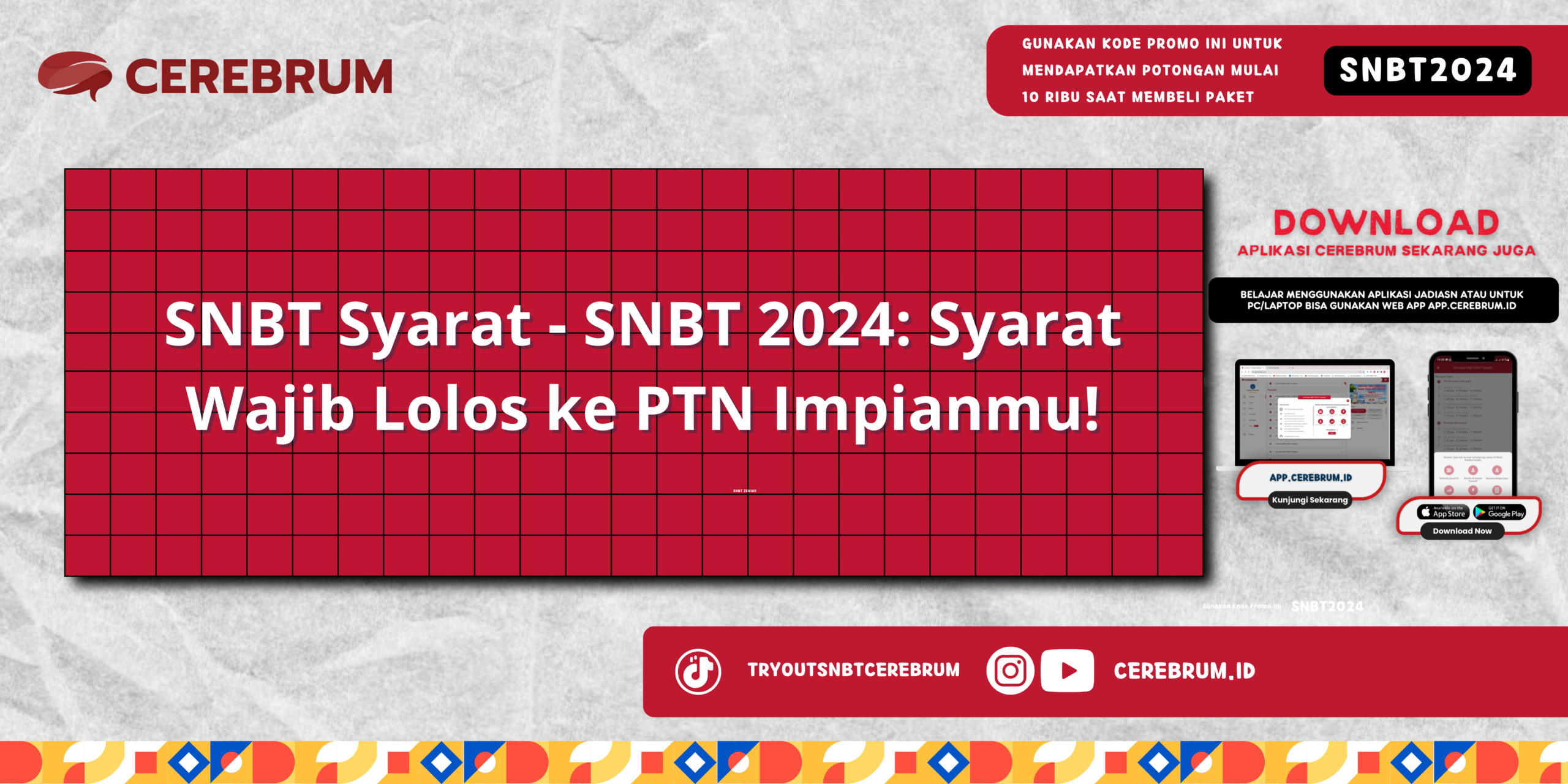 SNBT Syarat