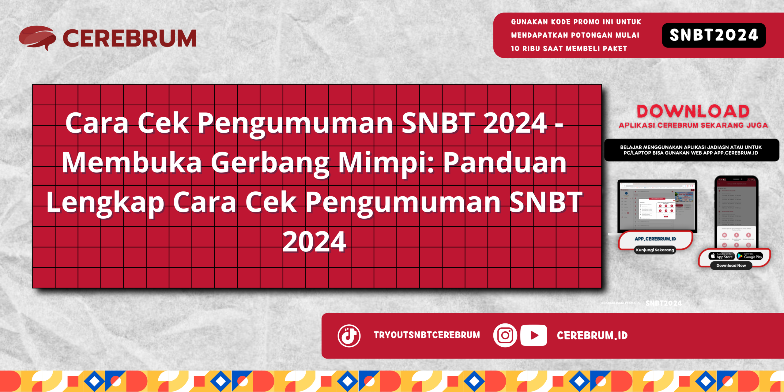 Cara Cek Pengumuman SNBT 2024