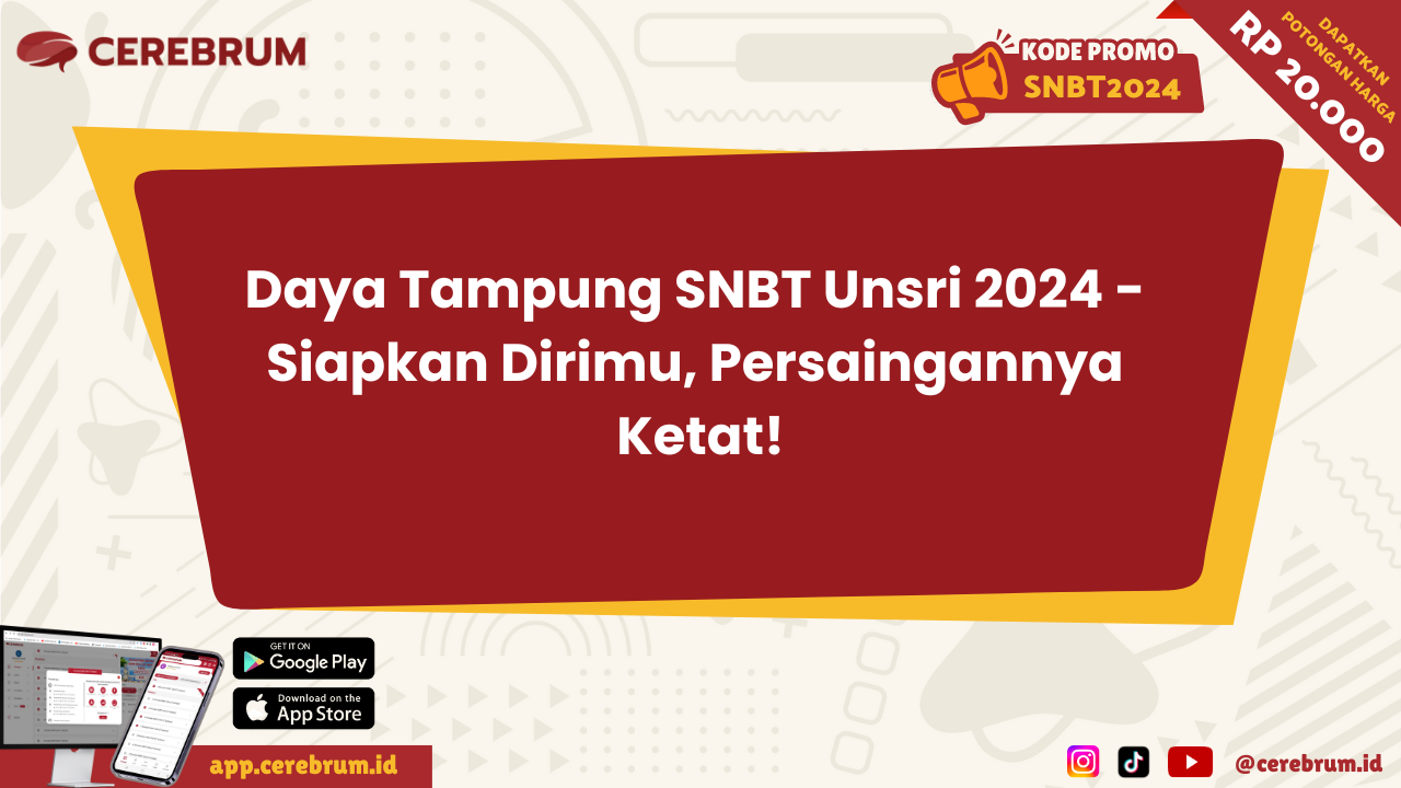 Daya Tampung SNBT Unsri 2024