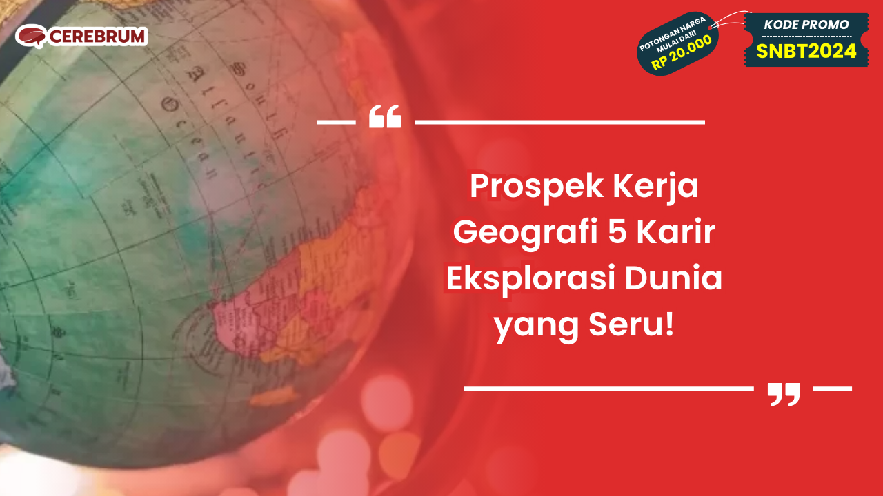 Prospek Kerja Geografi