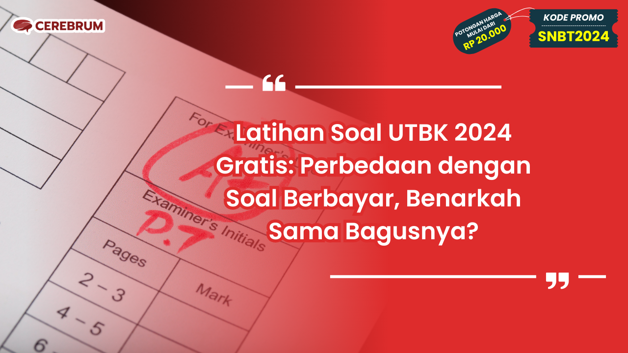 Latihan Soal UTBK 2024 Gratis