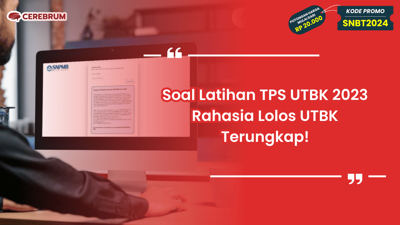 Soal Latihan TPS UTBK 2023