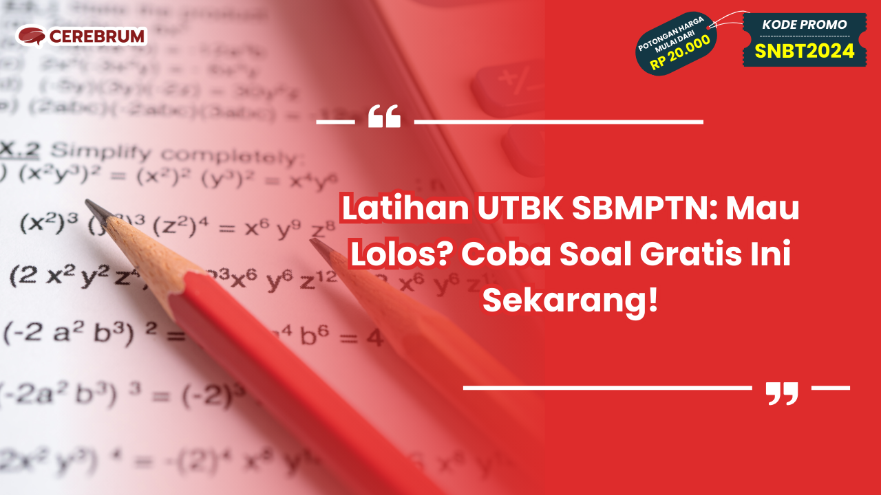 Latihan UTBK SBMPTN