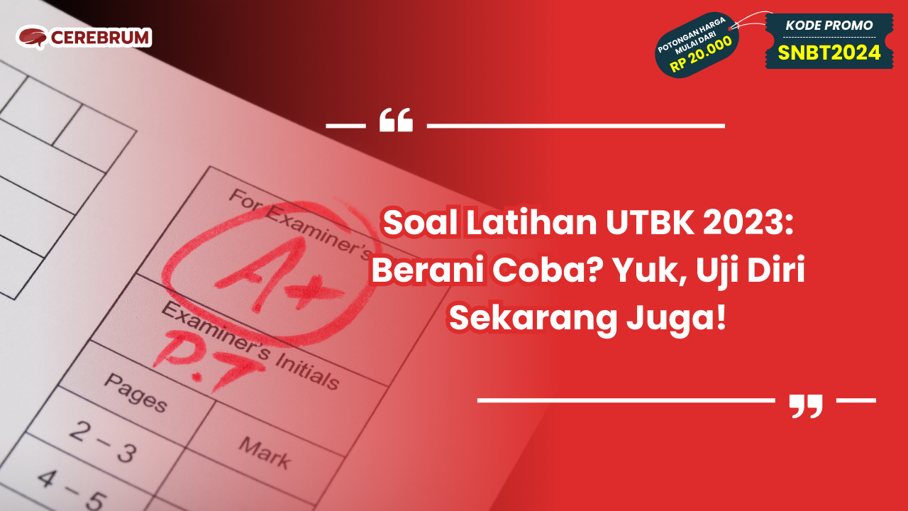 Soal Latihan UTBK 2023
