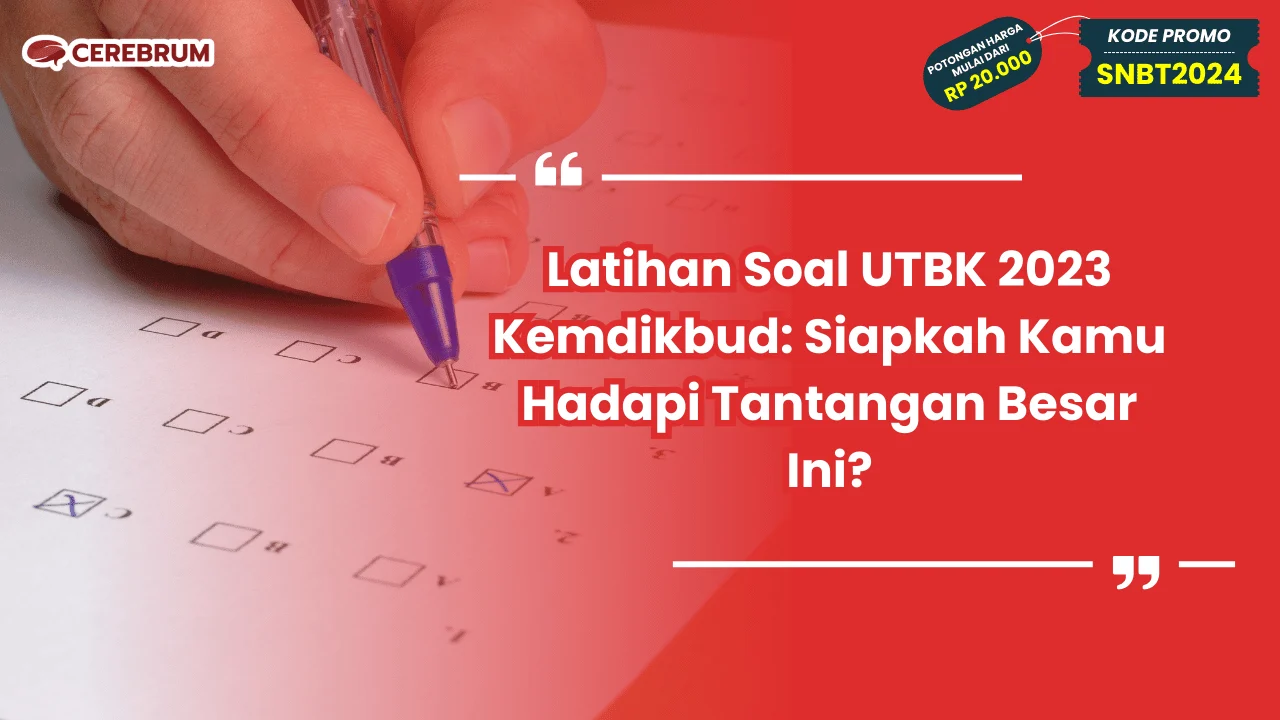 Latihan Soal UTBK 2023 Kemdikbud