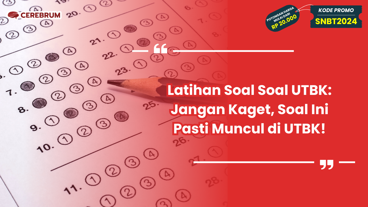 Latihan Soal Soal UTBK