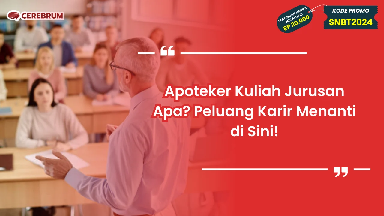 Apoteker Kuliah Jurusan Apa?