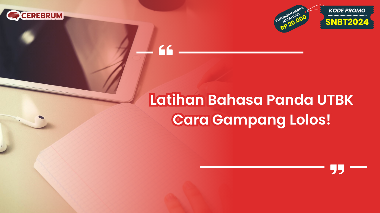 Latihan Bahasa Panda UTBK
