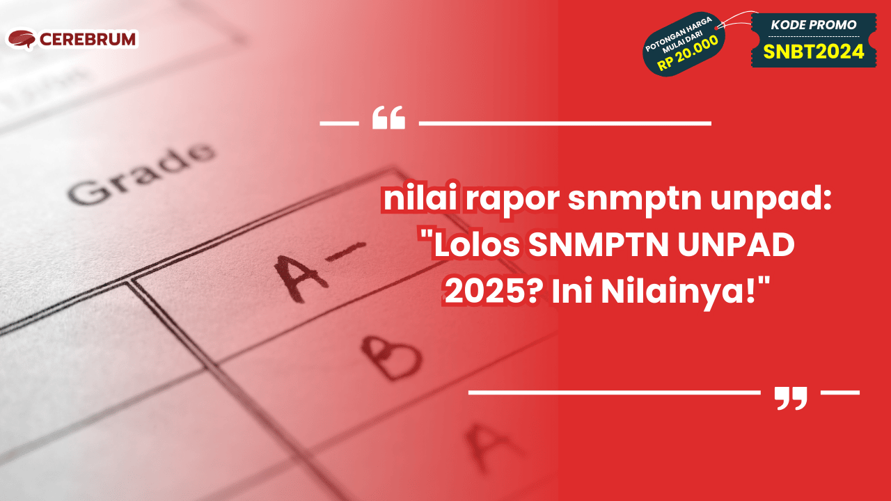 nilai rapor snmptn unpad