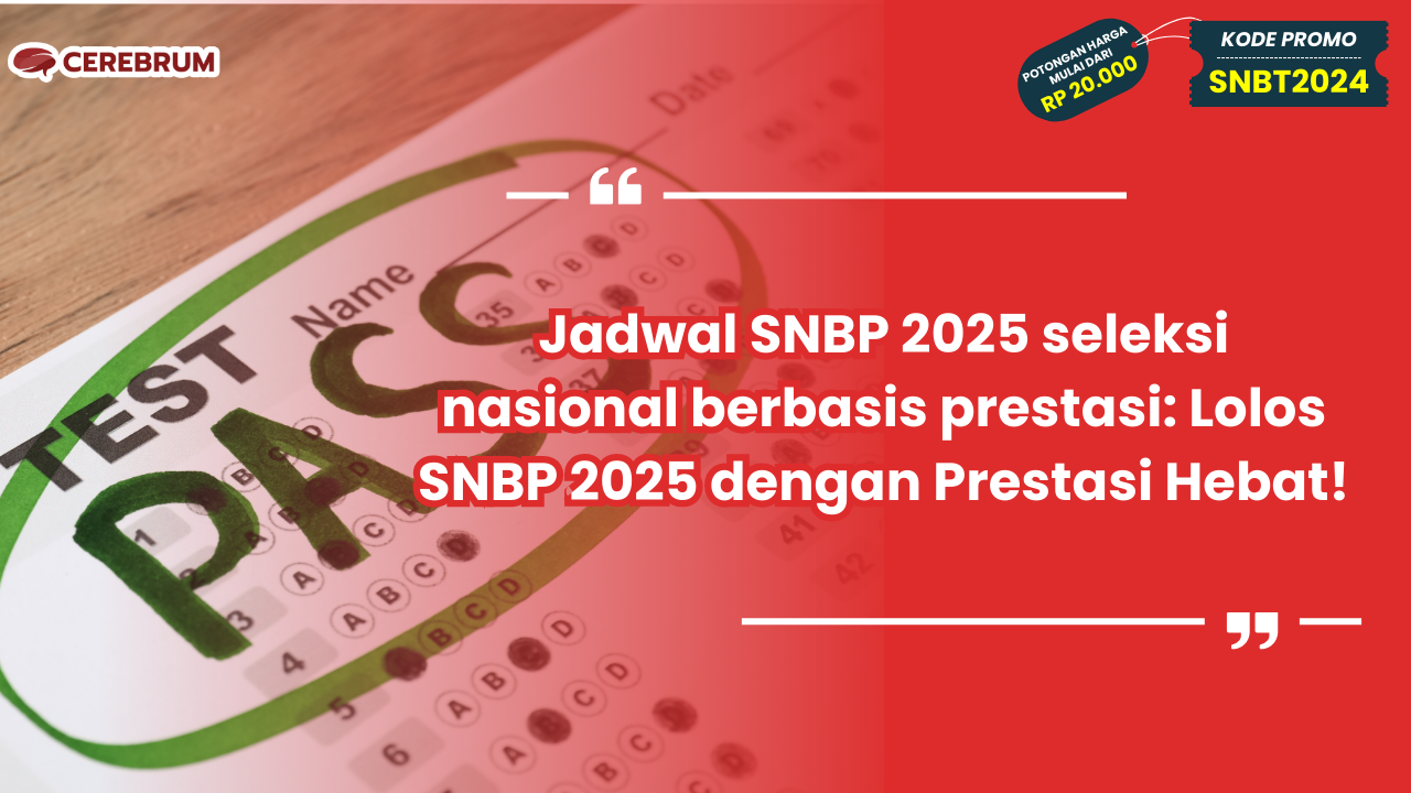 Jadwal SNBP 2025