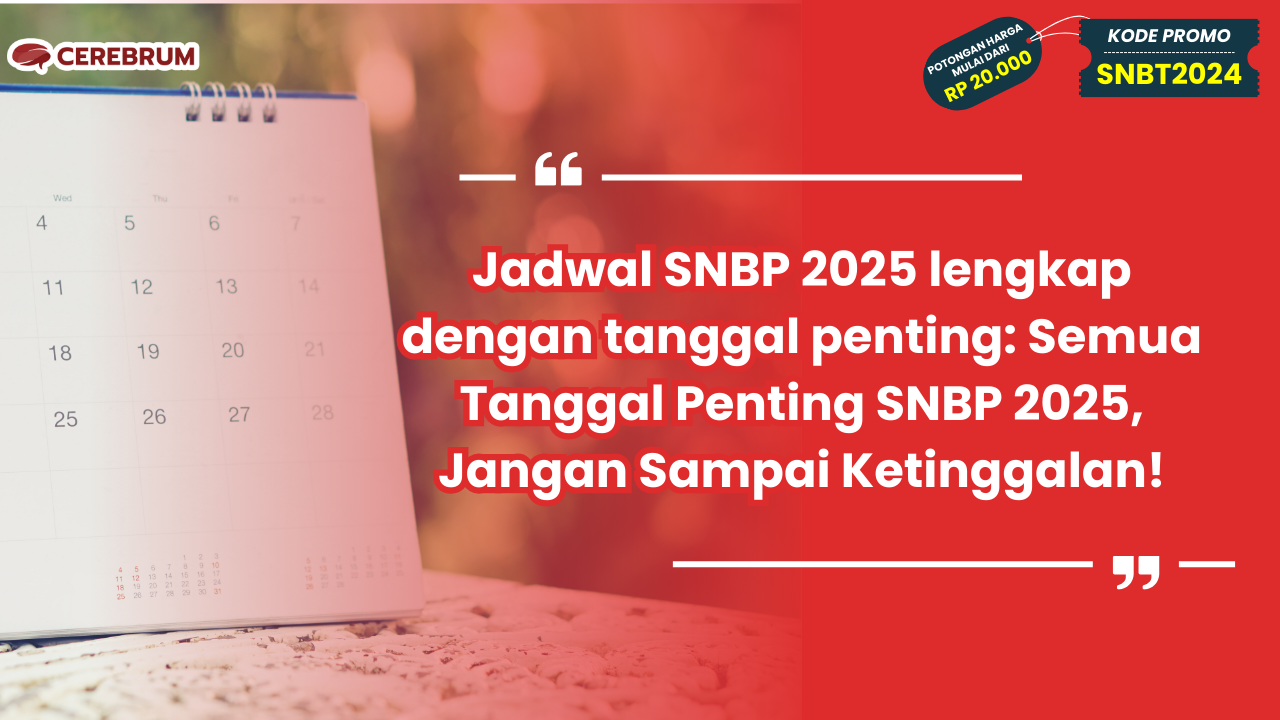 Jadwal SNBP 2025