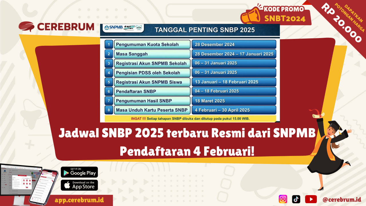 Jadwal SNBP 2025 terbaru