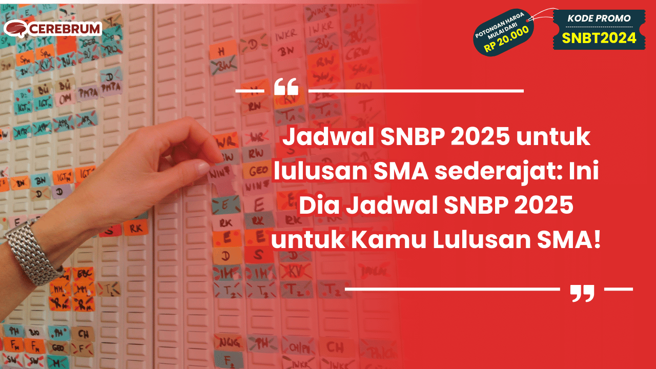 Jadwal SNBP 2025