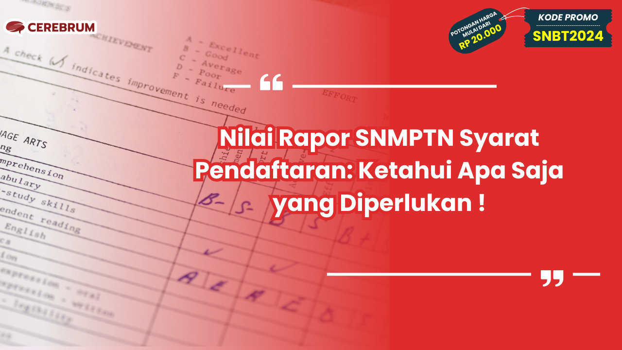 Nilai Rapor SNMPTN