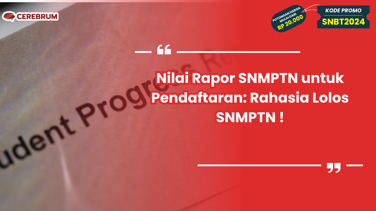 Nilai Rapor SNMPTN